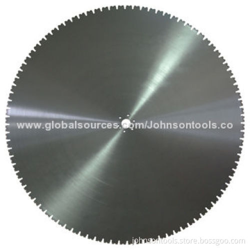1600mm wall saw blade, laser welded, used for cutting kinds of concrete with straight U-slot